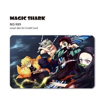 카드커버스티커 체크카드 커스텀 교통카드 스티커 멋진 재미있는 게임 애니메이션 만화 전면 스킨 케이스 작은 큰 칩에 대한 PVC 필름 칩 없음 신용 직불 카드 페이드, [02] Large Chip, [14] 984
