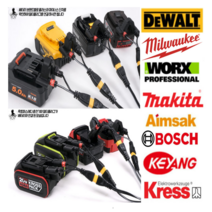 한방충전기 옥토퍼스레디 ] 다목적 복합멀티충전기 옥터퍼스레디 공구왕황부장 ( 디월트 밀워키 마끼다 보쉬 아임삭 웍스 계양 크레스팩 KRESS 18V 전동드릴 충전드릴 동시충전기 ), 10개