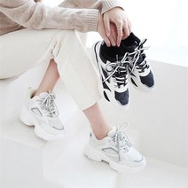 홍당무 퍼안감 피스 키높이 운동화 2color 6cm
