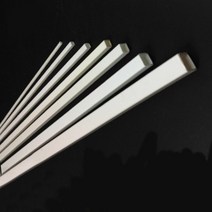 각관 튜브 파이프 아연 스테인레스 플라스틱 5pcs 3-10mm 흰색 사각형 abs, 8x6.5x250mm, 5개