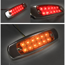 화물차 LED 차폭등 12V 24V 시그널램프 윙바디 코너등, (선택5번)알루미늄옐로우