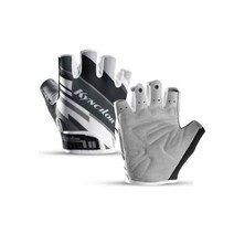 승마장갑 승마 용품 승마체험 자전거장갑 어린이 자전거 장갑 반 손가락 통기성 산악 도로 여름 야외 피트니스 사이클링 액세서리, GRAY+XL