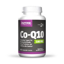Jarrow Formulas Co-Q10 100 mg - 60 베지 캡슐 미토콘드리아 건강 에너지 생산 및 심혈관 기능을 위한 항산화 지원 최대 60회 제공량, 100 밀리그램, 60 카운트(1팩)