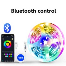 셀프 레일조명 레일등 마그네틱 주방 식물등 USB LED 스트립 조명 RGB 4in 1 와이파이 블루투스 앱 제어, 03 BT control_03 3m