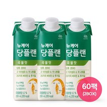 대상웰라이프 뉴케어 당플랜 곡물맛 200ml x 60, 없음, 상세페이지 참조, 상세페이지 참조