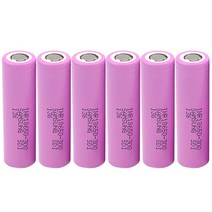 삼성 INR18650 30Q 3000mAh 3.7v 고방전 대용량 충전지 비보호 배터리 1세트(6PCS)