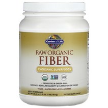 Garden of Life Raw Fiber 가든오브라이프 고흡수 식이섬유 오메가3 단백질 함유 분말 파우더 803g, 1개