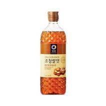 만능 조청 쌀엿 1.2kg 달콤한 발효 효소 담금주 과일청 간단요리 청정원 친정엄마 식재료, 6개