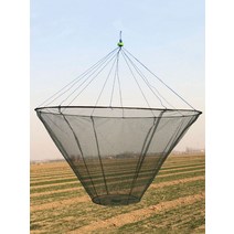 대형 그물망 뜰망 포획 낚시 통발 케이지 어망 가두리, 대형 2m / 4mm 메쉬 로드리스