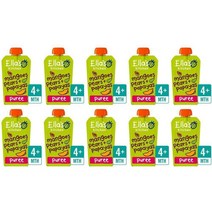 EllasKitchen 엘라스키친 망고 배 파파야 혼합 퓨레 파우치 4개월이상 120g 10팩