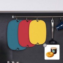 라니아 TPU 실리콘 건강 도마 세트 이유식 항균 캠핑, 세트 베이직 LK490 44