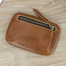 남자월렛 악어가죽 중년 아빠 수제 가죽 지퍼 동전 지갑 미니 숏 카드 홀더 클러치