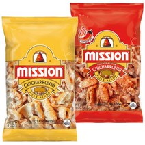 Mission 치차론 미국 돼지껍데기 과자 스낵 113g 2봉지, 2 매운맛 2봉지