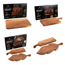 온리원 델피오레 월넛 손잡이도마 소 대 / 직사각 플레이트 도마 / 나뭇잎도마, 03.델피오레 나뭇잎/손잡이 도마(소) 2P세트