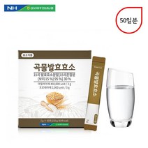 곡물발효 엔자이딘 효소 - 엔자임 탄수화물 지방 분해 효능 20대 30대 40대 50대 60대 남성 여성 발효효소 추천 식약청, 1개, 50포