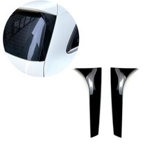 후면 사이드 윙 루프 스포일러 스티커 트림 커버 광택 블랙 메르세데스 벤츠 B 클래스 B180 B200 W246 2012-2018