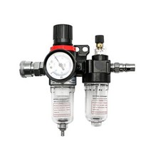 수분분리기 에어 레귤레이터 AFC2000 AFR2000 + AL2000 G1 4 공기 주입기 오일 및 물 분리기 필터는 압력 밸브 조절기를 줄이기 위해 사용됩니다 187129, AFC-SMPM20