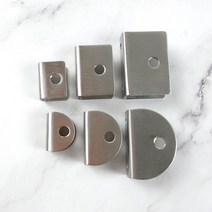 유리 브라켓 다보 선반 고정 부속 지지대 받침대 대형, 사각