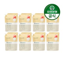 [유한양행]아름다운세제 에이포레 fresh herb 리필 1000ml, 8개