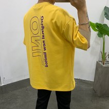 스트릿제이 세로 ONL 영문레터링 오버핏반팔티