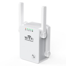 와이파이 리피터 무선 신호 증폭기 300Mbps 라우터 네트워크 확장 부스터 익스텐더 흰색 EU 플러그, 한개옵션0