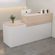포스 계산대 업소용 카운터 고급 매장 데스크 테이블, 100CM 그레이