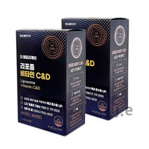 경남제약 데일리케이 리포좀 비타민 C&D 30포 2박스, 60g, 2개