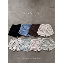 썸머숏팬츠 23 여름 아오스타 8가지 패턴 등원룩 바캉스룩 데일리코디