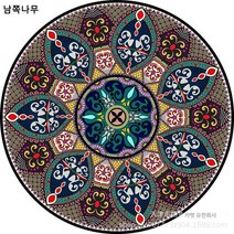 에스닉한 패브릭 원형 카펫 보세미 민박 호텔 요람 매트 리빙 발코니 캐주얼 의자 매트
