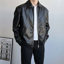 남자 고든 싱글 라이더 자켓 가죽 레더 점퍼 바이크 오토바이 코디 가을 간절기 아우터 옷