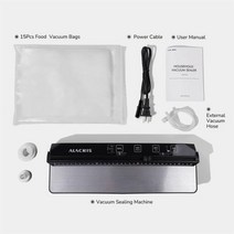 가정용 진공 포장기 실링기 음식 간편한 진공포장 씰링기 밀봉기, Vacuum Sealer