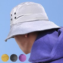 봄 여름 나일론 버킷햇 벙거지 4컬러 와이드챙 남자 여자 남녀공용 커플 모자 대두 캠핑