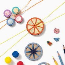 그리기 방과후수업 실팽이 만들기 활동 칼라폼 재료, 원형