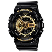 지샥빅페이스 남성 스포츠 패션 군부대 흑금 군인시계 GA-110GB-1A