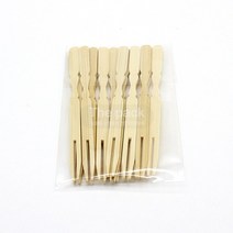더팩컴퍼니 두날나무포크 10cm 100개 10000개, 1봉