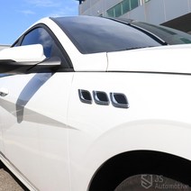 JS automotive 차량 본넷 사이드 휀다 에어덕트 가니쉬 파츠 플로우 플레이트 라인 알루미늄 포인트 몰딩 차량 인테리어 카악세사리 튜닝 용품 전용