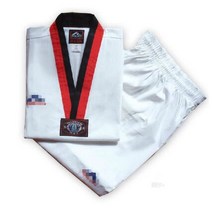 태권도 도복 바지 세트 띠 2022 의상 의류 흰색 유니폼 가라테 유도 의류 어린이 성인 남여 공용 긴팔 유니폼