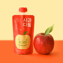 NFC착즙 사과다움 씨없는 프리미엄 사과즙 알뜰세트 120ml 48포