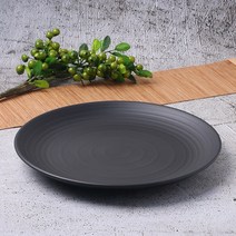 먹토 멜라민그릇 원형접시 6호