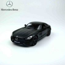 자동차 다이캐스트 벤츠 AMG GTS 1:36 장난감 모형 미니어쳐, 블랙(무광)