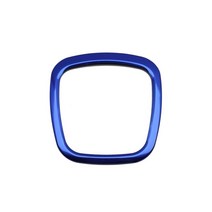 아우디 A3 8P S3 A4 B6 B7 B8 A5 A6 C6 Q7 Q5 Q3 크롬 스티어링 휠 트림 커버 스티커 교체 자동차 액세서리, 03 파란