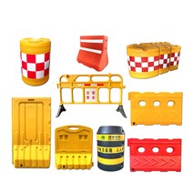 PE 방호벽 공사장 도로 안전 분리대 건설현장 울타리, 1x2m 난간(수출 품질)