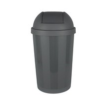 명품 멀티휴지통 그레이/브라운색상 종량제 30L 50L 원형 쓰레기통 분리수거함, 그레이, 멀티휴지통1호