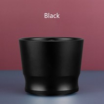 도징컵 알루미늄 지능형 도징 링 58MM 에스프레소 바리스타 파우더 피커 EK43 그라인더 브루잉 볼 컵 커피 탬퍼, [01] 58mm, [02] Black