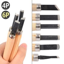 목공공방 입문자 우드카빙나이프 2개 나무공예 초보용 목소교육 DIY목재 테이블작업, 4P