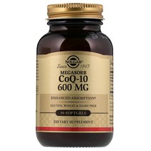 솔가 코큐텐 600mg 30정 (소프트젤) Solgar CoQ10 30softgels, 1개