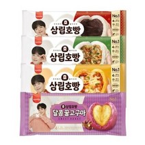 삼립 발효미종 상온 호빵 4입 2봉 단팥 꿀고구마 야채 피자 크림치즈고구마, 4입 상온 호빵 단팥 2봉