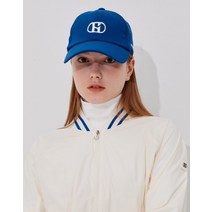 헤지스골프 H-SIGNITURE 기본로고 육쪽캡, 블루