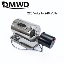 회전식전기오븐 전자동 회전식 닭 오리구이용 바베큐 숯불 DMWD 110V/220V 커피 콩 로스터 스테인레스 스틸, 미국_220Volts no holes