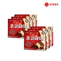 롯데제과 초코파이 420g x 6개 간식 파이 과자 세트